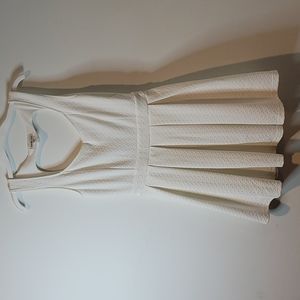 White/Cream Charlotte Russe Heart Shape Dress